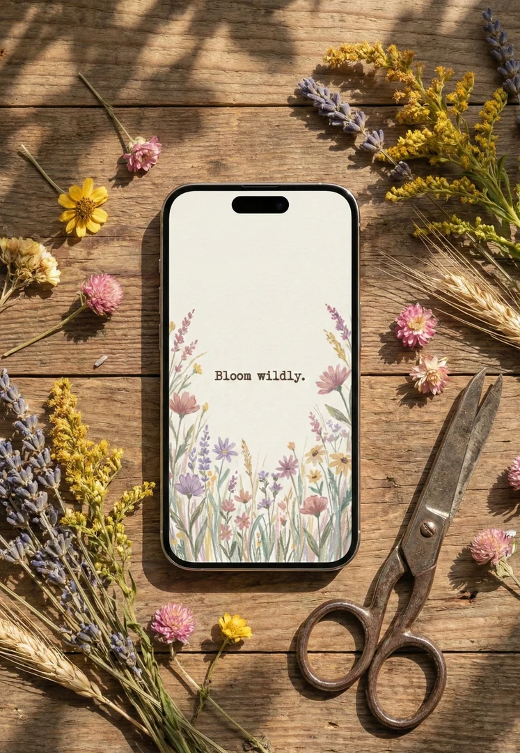 Phone Wallpaper Set ฮีลใจ: "Slow Bloom"